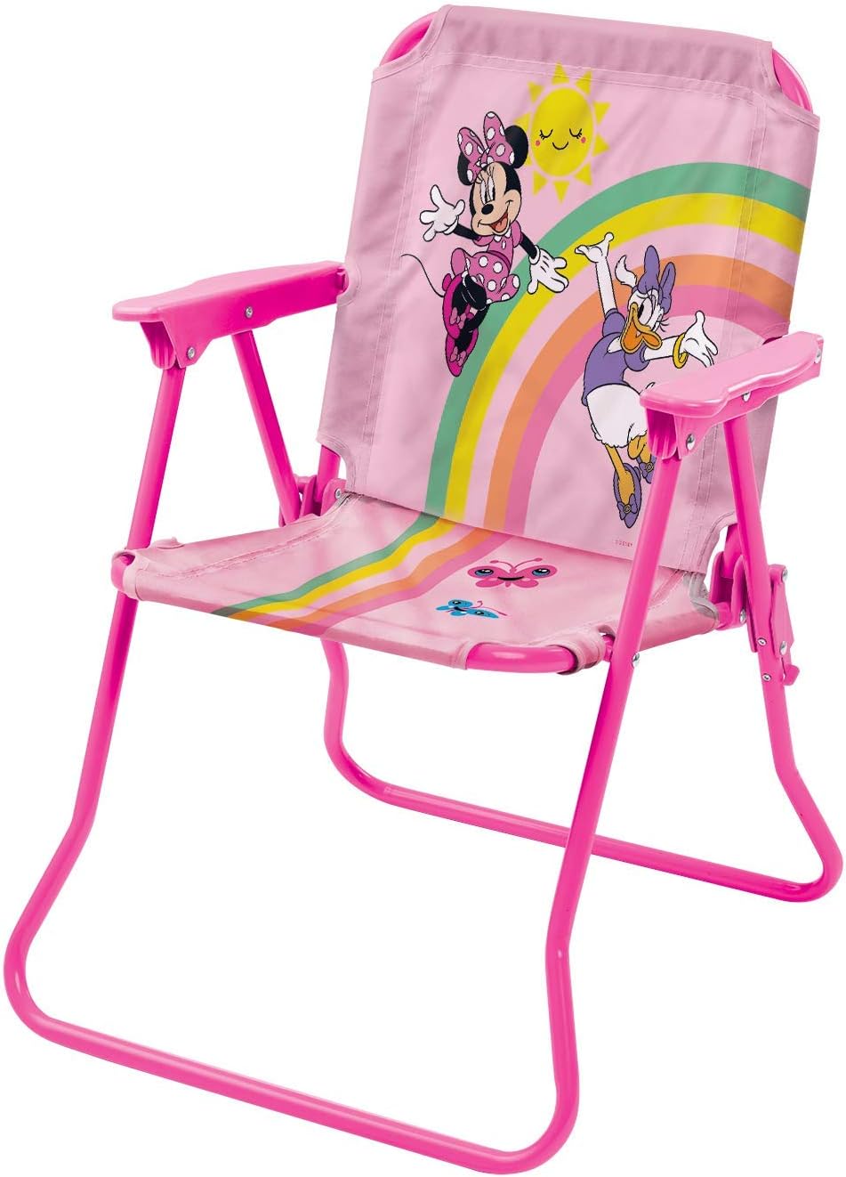 Disney Minnie Mouse Kids Folding Patio Chair – Portable Outdoor Chair for Toddlers & Preschoolers