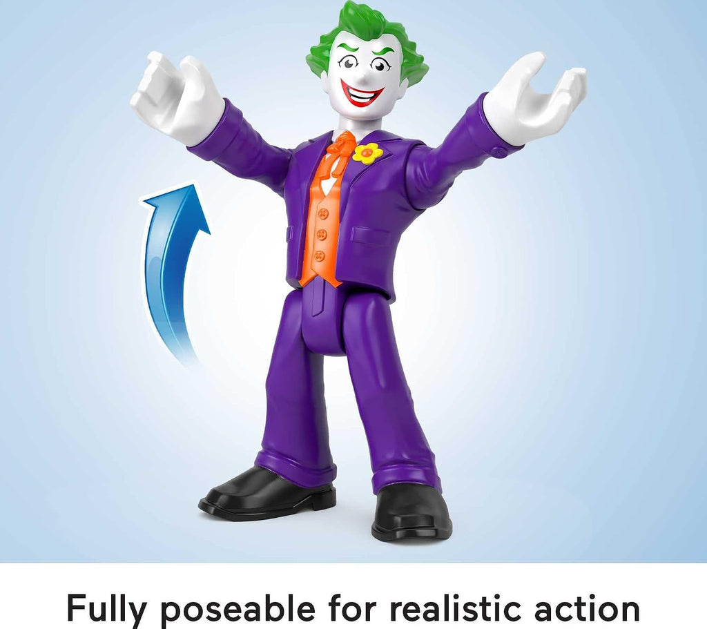 Fisher-Price Imaginext DC Super Friends The Joker XL 10-Inch Poseable Action Figure for Kids Ages 3+