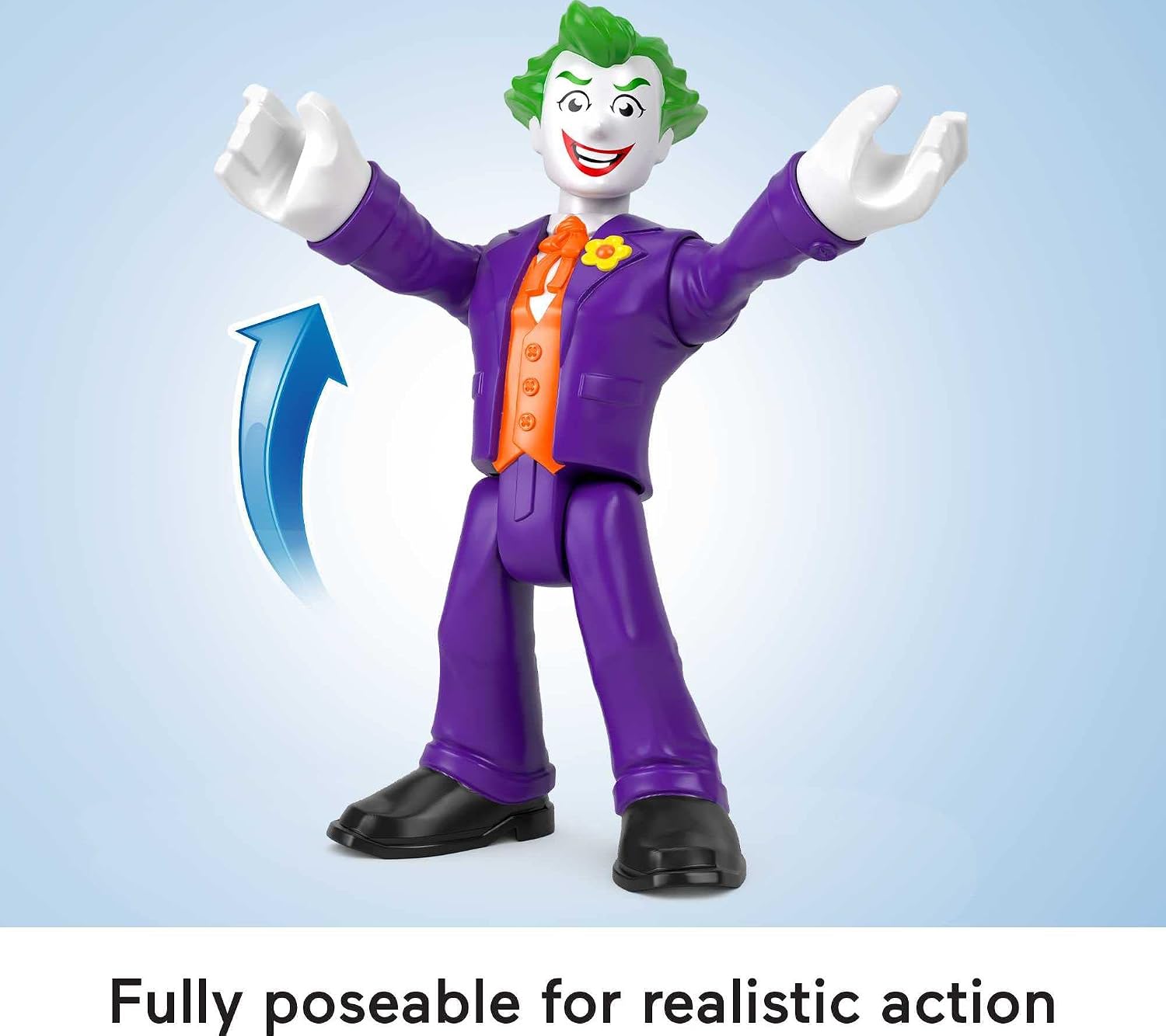 Fisher-Price Imaginext DC Super Friends The Joker XL 10-Inch Poseable Action Figure for Kids Ages 3+
