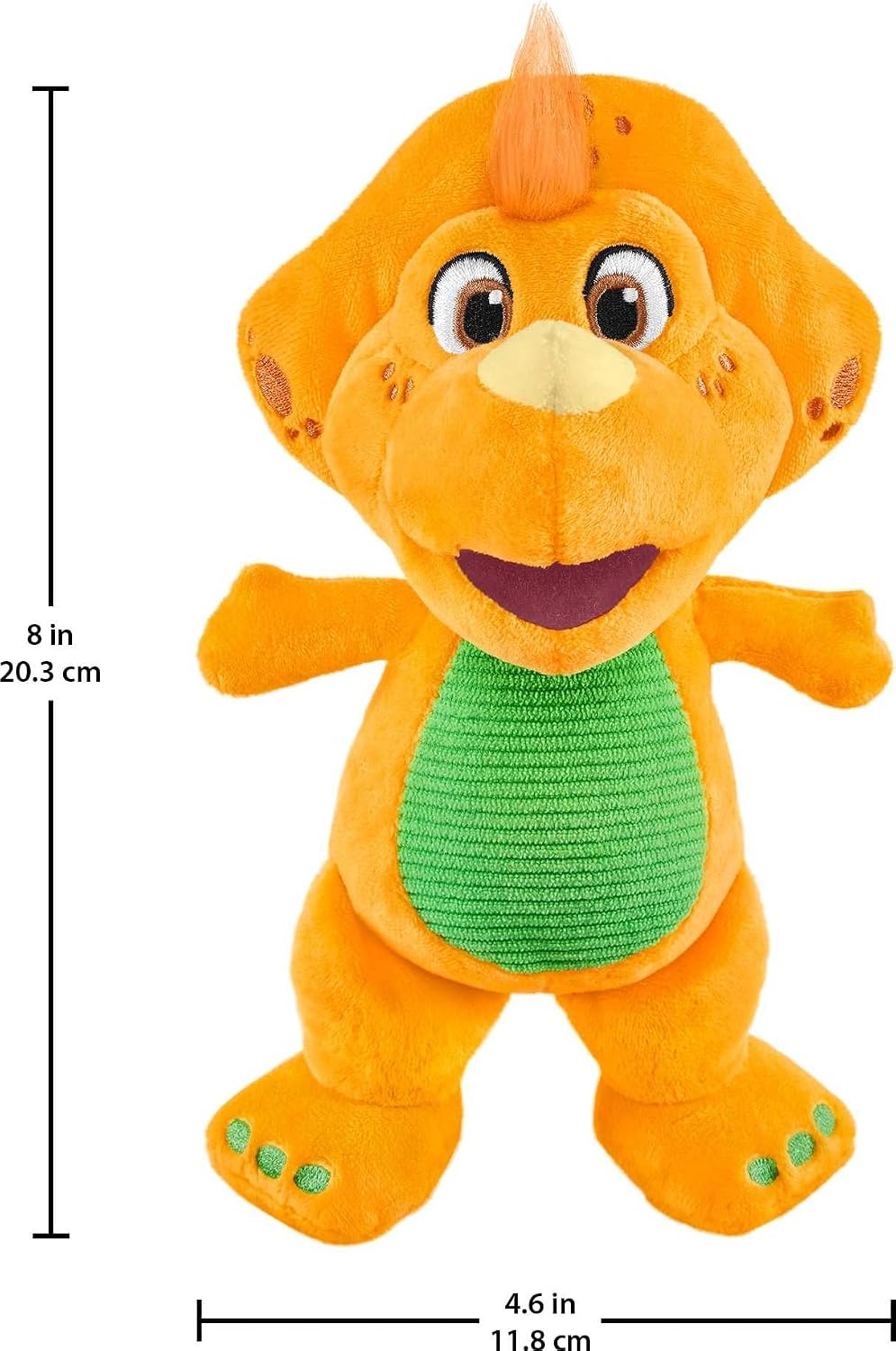 Barney’s World Toddler Toy Plush Billy Dinosaur 8-Inch Character for Preschool Kids Ages 2+ Years
