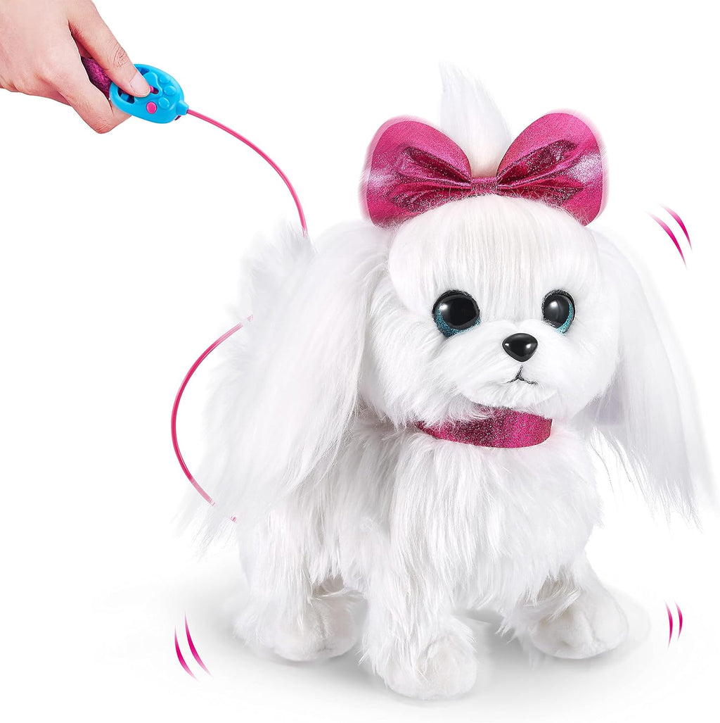 Pets Alive Lil’ Paw Walking Puppy by ZURU – Interactive Plush Dog Toy That Walks, Wags & Barks with Electronic Leash