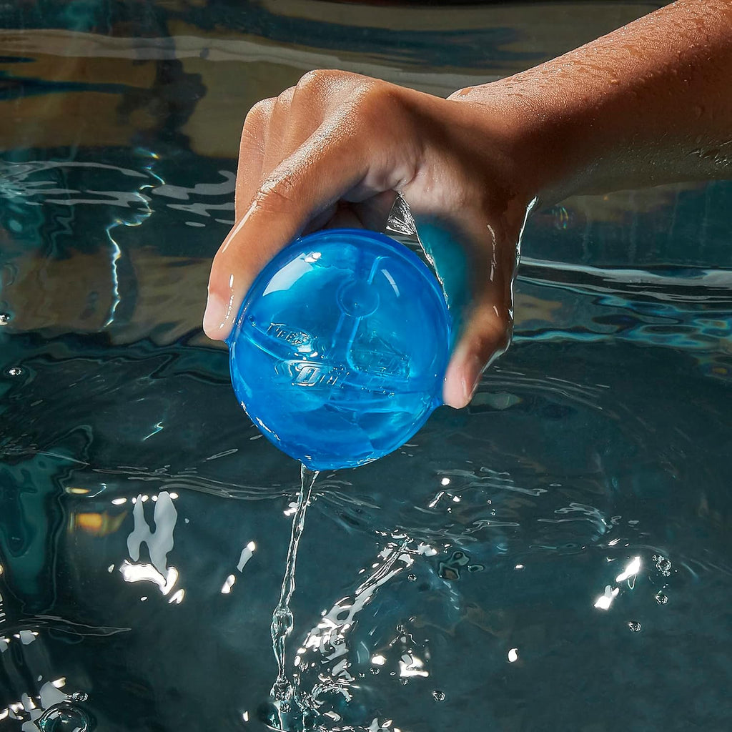 Nerf Super Soaker Hydro Balls 6-Pack – Reusable Water-Filled Splash Balls for Outdoor Play, Ages 6+