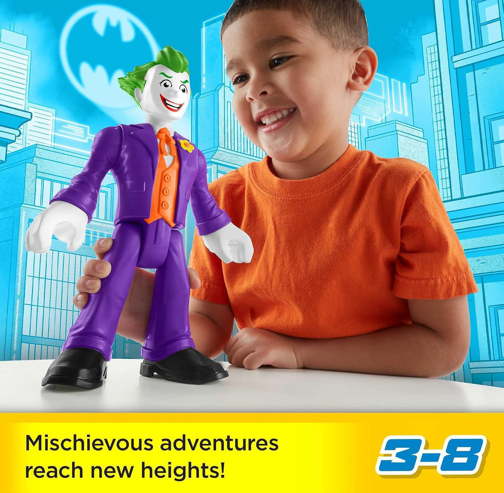 Fisher-Price Imaginext DC Super Friends The Joker XL 10-Inch Poseable Action Figure for Kids Ages 3+