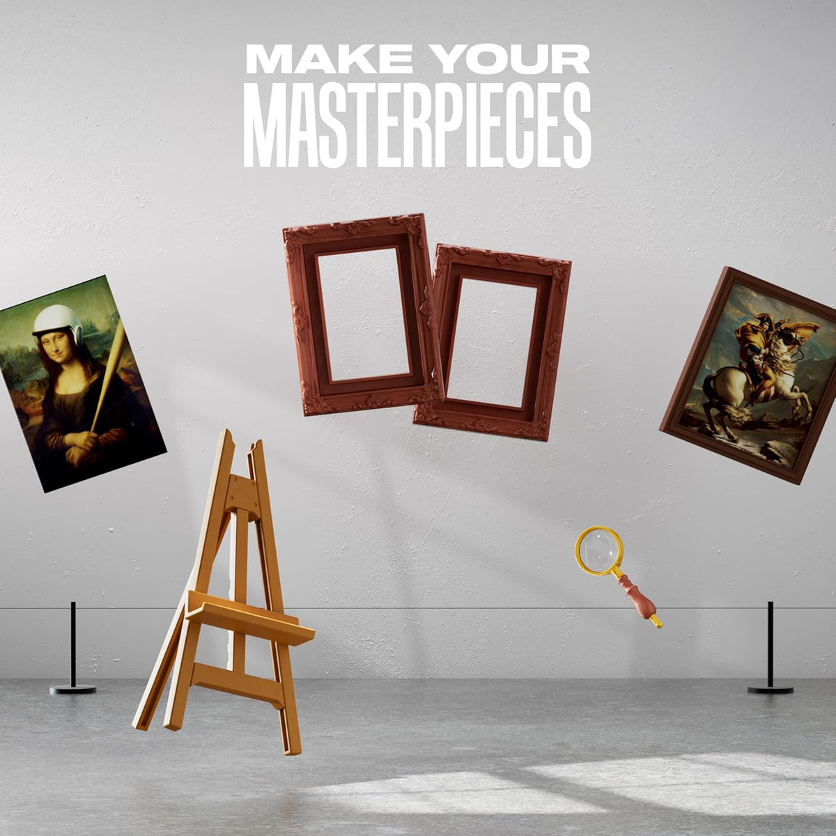 Mini Brands Create Mini Masterpieces Series 1 Capsule 2 Pack by ZURU – Miniature Art Collectible Toy