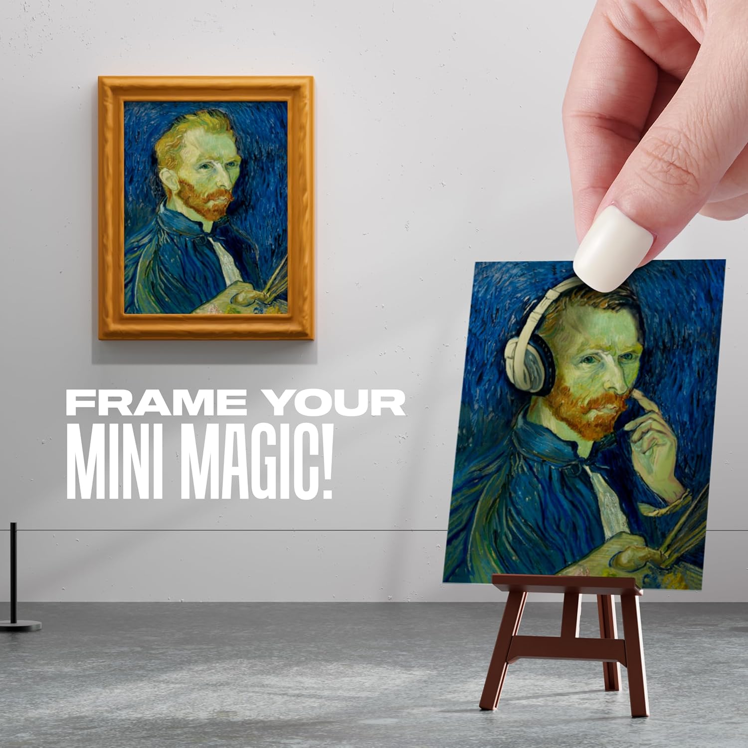 Mini Brands Create Mini Masterpieces Series 1 Capsule 2 Pack by ZURU – Miniature Art Collectible Toy