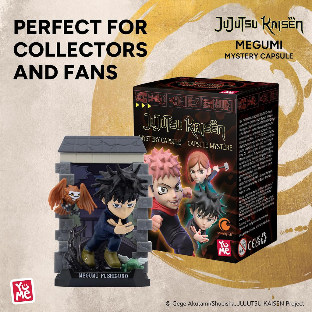 YuMe Official Jujutsu Kaisen Blind Box (1 Pack) – Collectible Mystery Figure Includes Yuji, Gojo, Megumi, Nobara & More