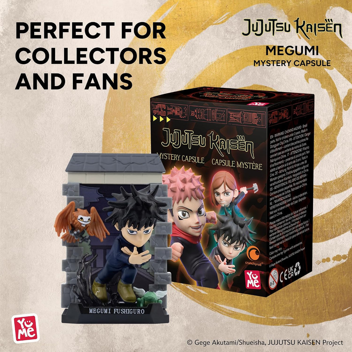YuMe Official Jujutsu Kaisen Blind Box (1 Pack) – Collectible Mystery Figure Includes Yuji, Gojo, Megumi, Nobara & More