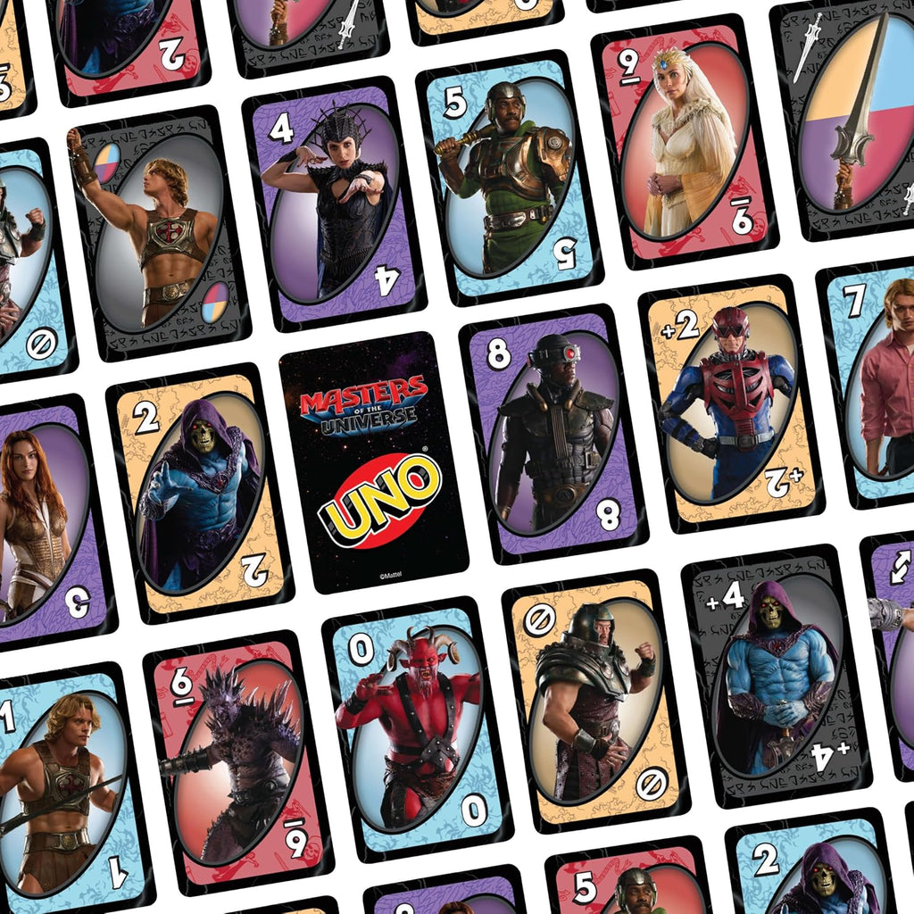 UNO Masters of the Universe Movie Card Game – Themed Mattel Family Card Game for Kids, Parties & Travel