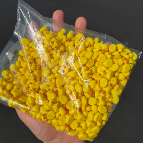 330 Mini Yellow Rubber Duck Figurines Bulk Lot Tiny Ducks for Crafts Party Favor