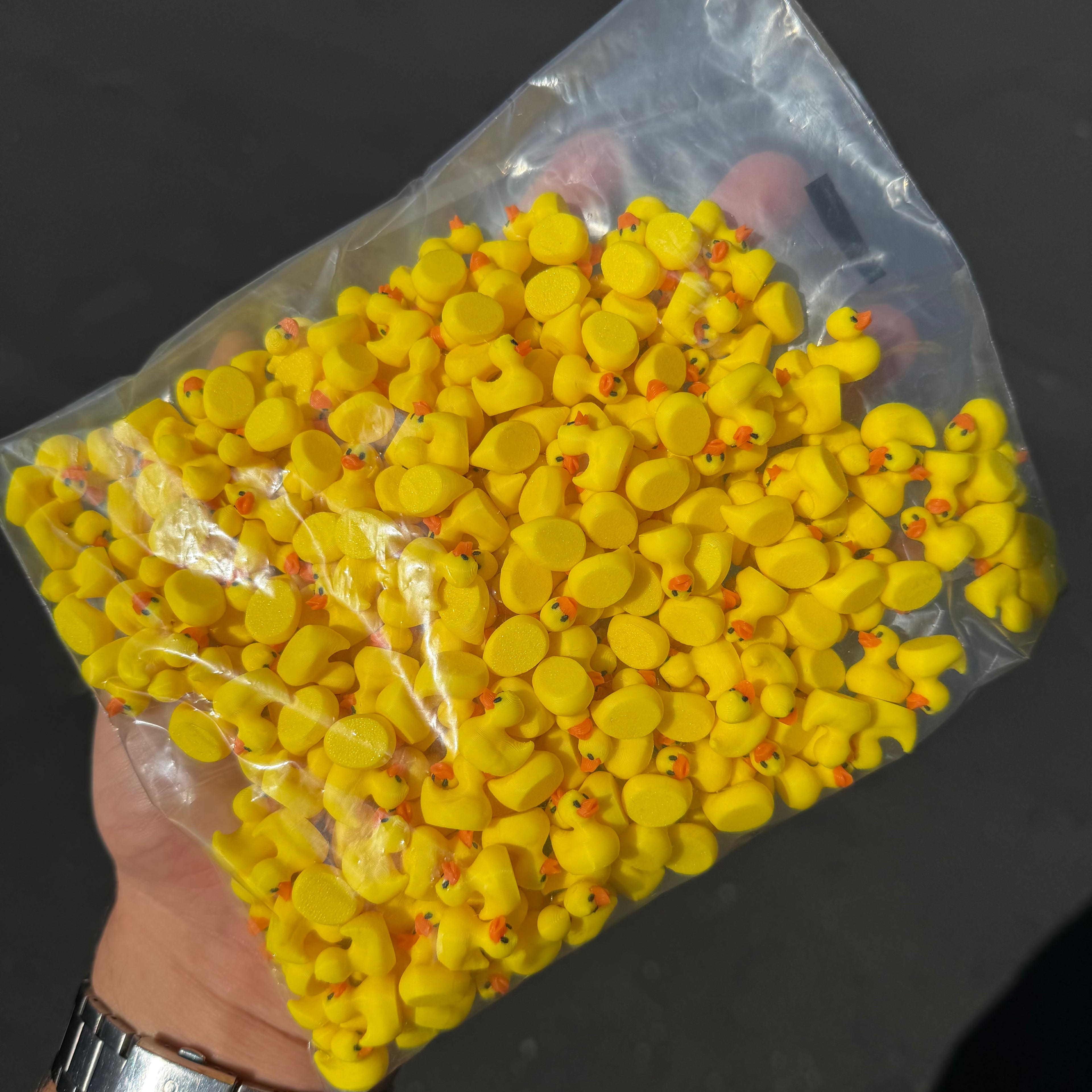 330 Mini Yellow Rubber Duck Figurines Bulk Lot Tiny Ducks for Crafts Party Favor