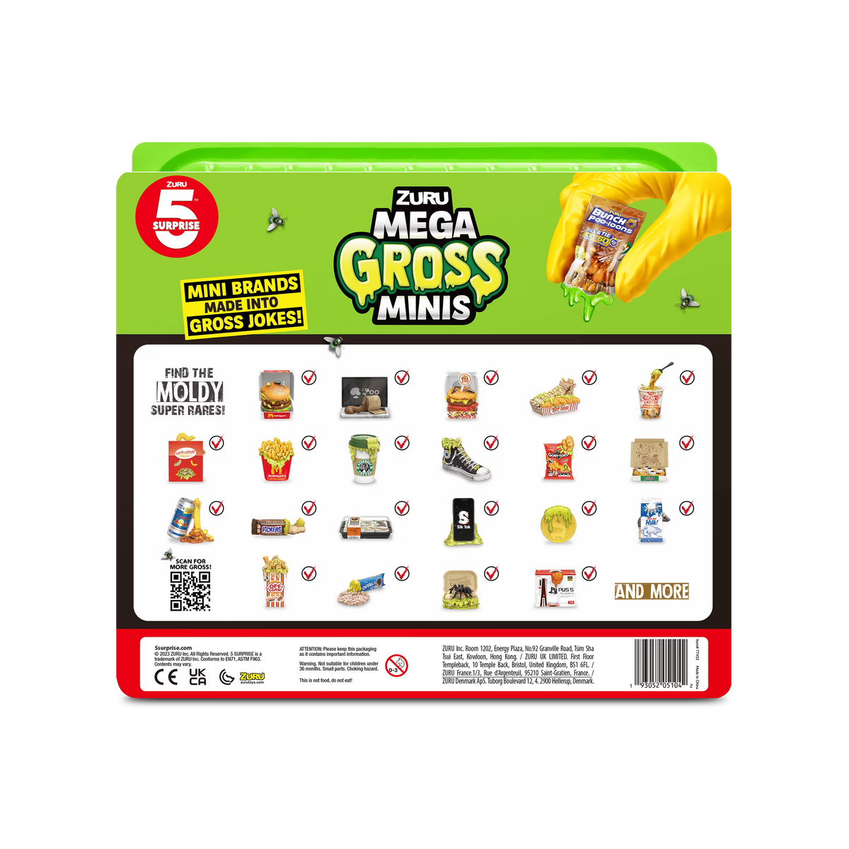 ZURU 5 Surprise Mega Gross Minis Collector’s Case for Mini Collectibles – Storage & Display Case
